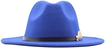 Федора волна капа женска појас класична широка тока панама шапка флопи бејзбол капа х фактор капа