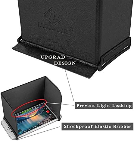 N. N.Oranie Monitor Sunshads Sunshade компатибилен за телефони iPads таблети на далечински контролер за DJI Spark/Mavic/Phantom/Inspire/OSMO