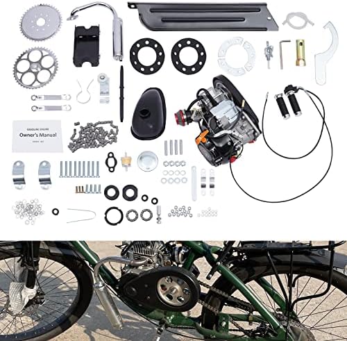 RIBASUBB 100cc 4-мозочен велосипед со велосипедски мотор со ладен ладен ладен ладен ладен ладен мотор со мотори со моторизиран моторизиран моторен