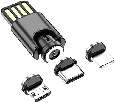 Кабел за Samsung Chromebook Plus - MagnetoSync мини адаптер, кабел за полнење магнет USB тип -C микро USB за Samsung Chromebook Plus