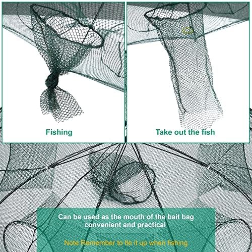 Нов Нов риболов мамка за преклопување нето -стапица фрлена кафез рак риба миноу лангад ракчиња