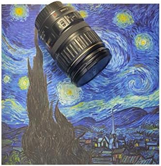 Голем 11 х11 Винсент Ван Гог Ѕвездена Ноќ Сликарство Во Масло Уметност Врвен Квалитет Микрофибер Очила За Чистење Крпа