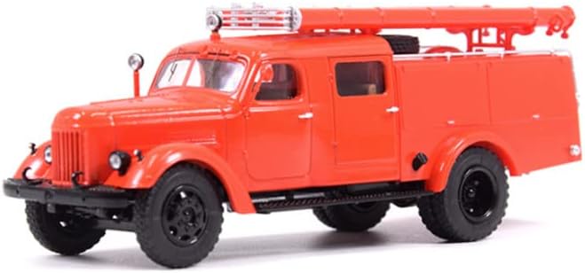 Почеток на модели на скала СССР Руски ЗИС-50 ПМЗ-17 Противпожарна камион 1/43 АБС камион претходно изграден модел