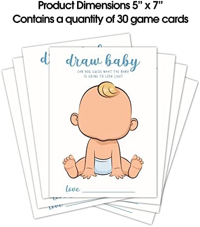 Нацртајте игри за туширање за бебиња, момче или девојче за родова игра за забава - Активности за забава за туширање за бебиња - дали можете да
