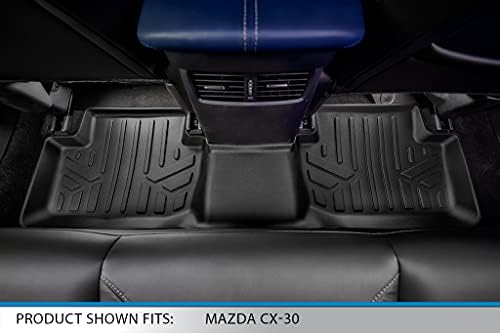 SmartLiner All Time Custom Fit Mats Поди Маци 2-ри ред црна за 2020-2021 Mazda CX-30
