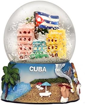 Хавана Куба Шарен снежен глобус 65мм ексклузивен