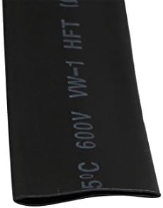 Аексит Полиолефин Топлинска Електрична опрема Цевка За Собирање Жица Кабелски Ракав 6 Метри Должина 11мм Внатрешна Диа Црна