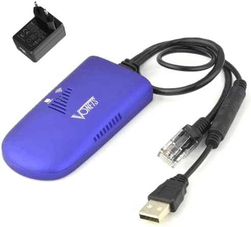 Vonets WiFi до Ethernet адаптер VAP11G-300 2.4G Mini WiFi Bridge/Repeater/Booster сигнал со 1 RJ45, напојуван од DC/USB за DVR, IP камера, PS3