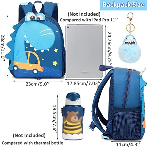 Meisohua Kids Mini ранец за момчиња дете ранец со поводник предучилишна расадник градинка училишна торба за деца ранец на ранец