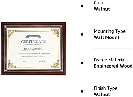 Парична казна Канцелариски Орев Сертификат Награда Плакета-Слајд-во 8, 5х11 Сертификат или Диплома, Ѕид Рамка