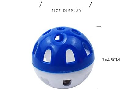 Lizhoumil bell ball играчка bellвонче звучи шуплива топка смешна забава интерактивна мачка играчка мрежа мрена топка приближно 5 см