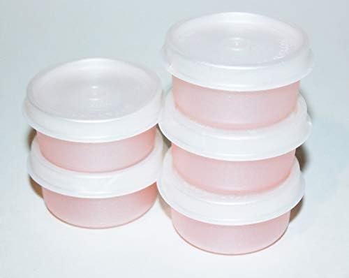 Tupperware Smidgets Bpa-Слободен Светло Бисер Розова 1 Унца Контејнери Во собата на 5