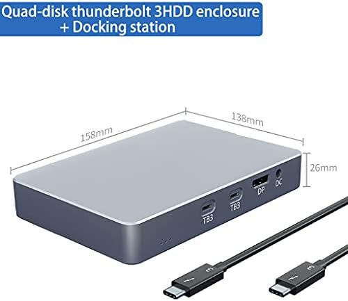 SDFGH M. 2 Двоен Диск NVME HDD Комплет 3 Докинг Станица Тип C ДО USB 3.0 Хард Диск Кутија