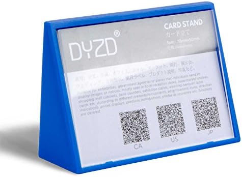 Држач за прикажување на пластични знаци на Dyzd Mini Display на цената на цената Име Име ознака за картички за стои од 2