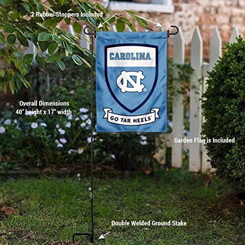 Универзитет во Северна Каролина Оди Тар Хелс Шилд Градинарско знаме и знаме на столб на столбови на столбови