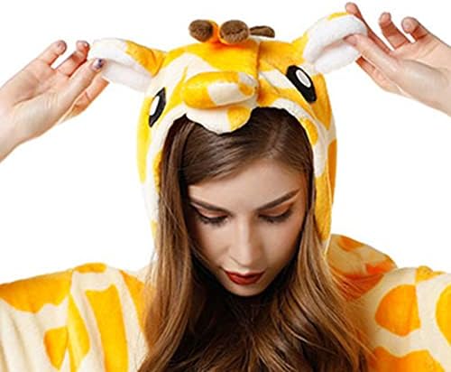 Womenените cosplay oneiesies Едно парче pjs Симпатична животинска пижами скок со лека за спиење со долги ракави домашни пижами