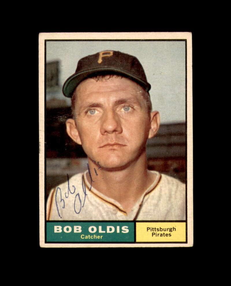 Боб старис рака потпишан во 1961 година Топс Питсбург Пиратите автограм