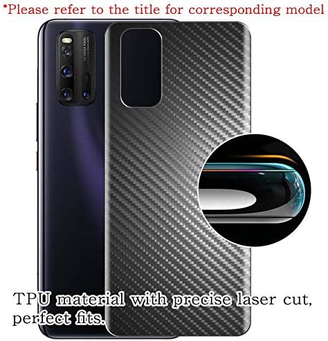 Филм за заштитник на задниот екран на пакет 2, компатибилен со Huawei Y6 Prime 2018 Black Carbon TPU Crowds （Не калено стакло/не заштитници
