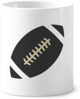 Фудбалски спорт Едноставен шема на геометрија, четка за заби, држач за пенкало за керамички штанд -молив чаша