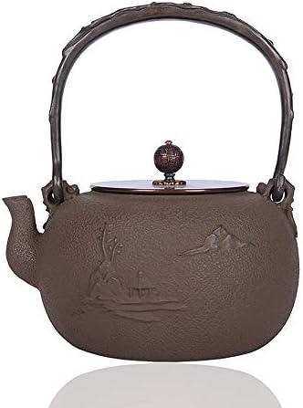 Чајник леано железо чајник железо котел варена железо сад јапонски стил јужно железо тенџере старо железо варено чајник со голем капацитет