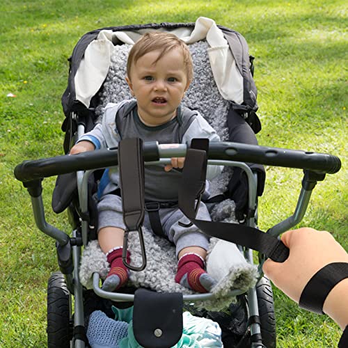 Toddmomy 2 парчиња ленти за шетачи за бебиња, безбедносен прицврстувач за безбедност со високи стол за замена на инвалидски колички зглобни зглобови, ленти за додатоци