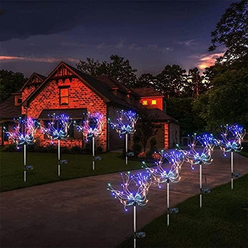 Jydqm LED огномет светла на отворено водоотпорна самовила вештачка 90/150 LED диоди лесна жица градина тревник улица Божиќна декорација