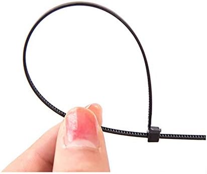 Делови на алатки големо 100 парчиња 1002,5мм само -заклучување пластични најлонски кабелски врски жица поштенски кабелски врски со црни најлонски алатки за складирање