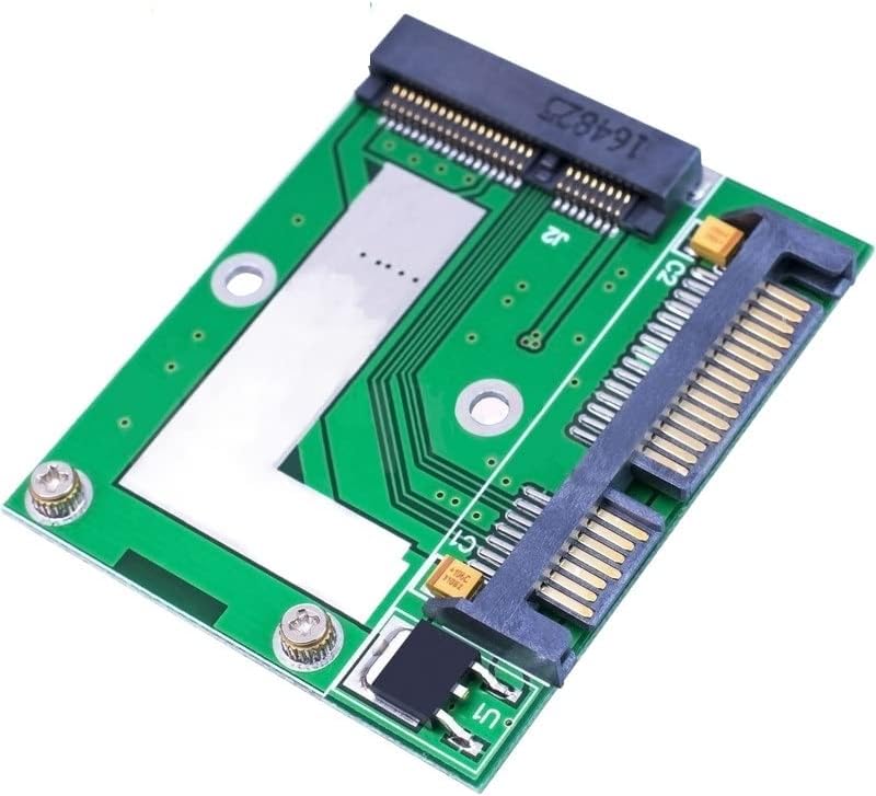 Shine-Tron [Додатоци за компјутерски единечни табли] MSATA SSD до 2,5 '' SATA 6.0GPS конвертор на картички за конвертор на картички Mini PCIe SSD големо [замена]