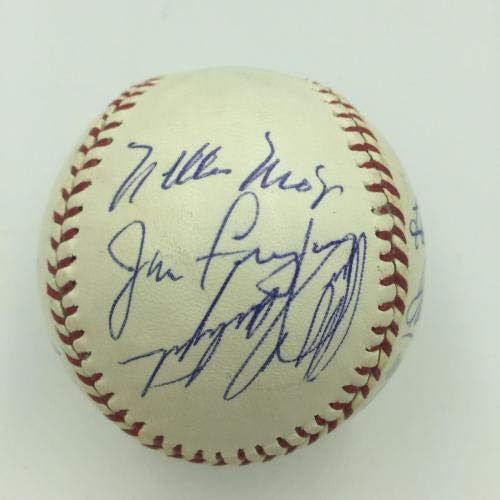 1960 Тед вилијамс вили мејс Карл Јастрземски Хоф Потпиша Бејзбол ЏСА Коа - Автограм Бејзбол
