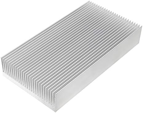 Nxtop Silver Tone Aluminum Radiator Heatsink Teure Sink 150x80x27mm ， 6 x 3 x 1,1