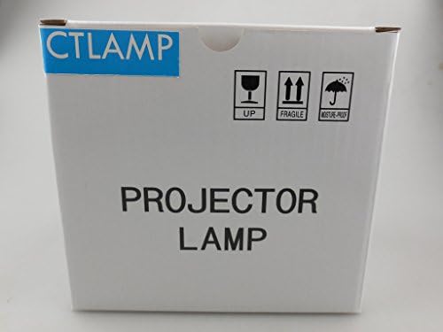Ctlamp A+ Quality ET-LAV400 Проект за замена на проекторот ET-LAV400 компатибилна сијалица со куќиште компатибилно со Panasonic PT-VW530 VW535N VX600 VX605N VZ570 VZ575N проектор
