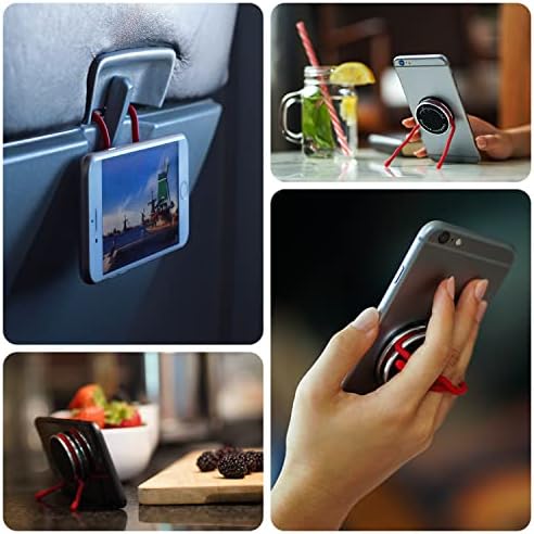 Imstick Иновативен држач за магнетски телефон, монтирање на телефон за автомобил, салата за мобилен телефон, штанд за паметни телефони за биро, монтирање на телефон за