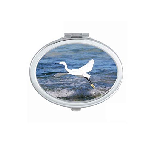Океан бела птица морско огледало на слика Преносна преклопена рака шминка двојни странични очила