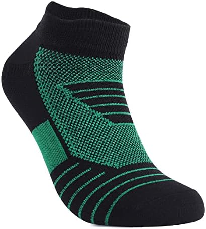 Заплеткување Модни Атлетски Чорапи Унисекс Спортови На Глуждот Секојдневно Носење Брзо Суво 4-Пакување