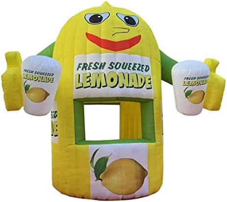 Винфгос надувување на лимонада штанд Трговски шоу Продажба Продажба на лимон пијалок штанд Киоск за рекламирање штанд за промоција на настани