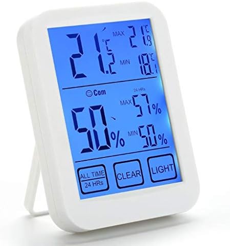 WODMB екран на допир Дигитален термометар Хигрометар Електронски мерач на влажност на температурата на ЛЦД