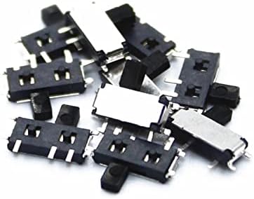 Ahloki Micro Switch 50pcs Mini 7-Pin On/Off 1P2T SPDT MSK-12C02 SMD Toggle Slide Switch за MP3 MP4