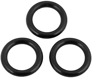 AEXIT 40PCS црна гума од 12мм x 1,9мм отпорност на топлина што не е отпорна на масло NBR нитрилна гума O прстен гумени шипки запечатување