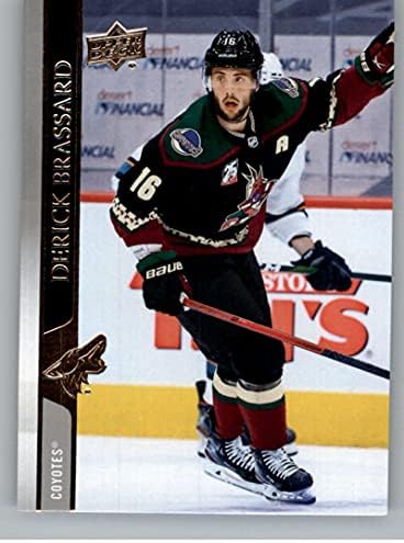 2020-21 Горна палуба Продолжена серија #505 Дерик Брасард Аризона Којотис НХЛ Трговска картичка за хокеј