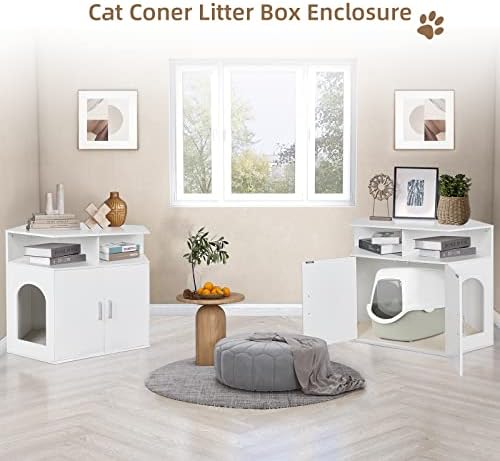 Аголна Кутија За Отпадоци, Скриен Мебел За Кутии За Отпадоци За Мачки, Куќа За Мачки За Голема Мачка, Мебел За Кабинети За Миленичиња