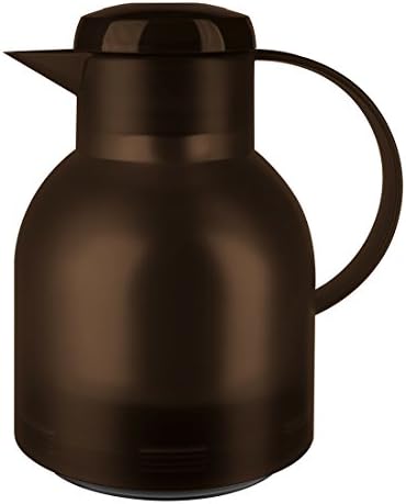 ЕМСА 509820 Самба Брзо затворање на печатот вакуумски бокал, 1,0 литри, проucирен темно кафеава боја