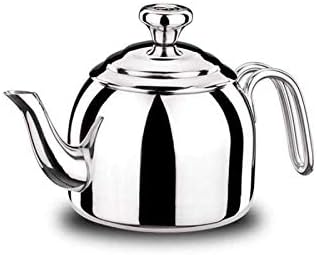 Тенџере со чај Коркмаз Дропа, чај од не'рѓосувачки челик, тенџере со мал чај инфузер за лабав чај, 30 fl Oz, A050