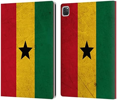 Главата Случај Дизајни Гана Гана Светски Знамиња Кожа Книга Паричник Случај Покритие Компатибилен Со Apple iPad Pro 12.9 2020/2021/2022