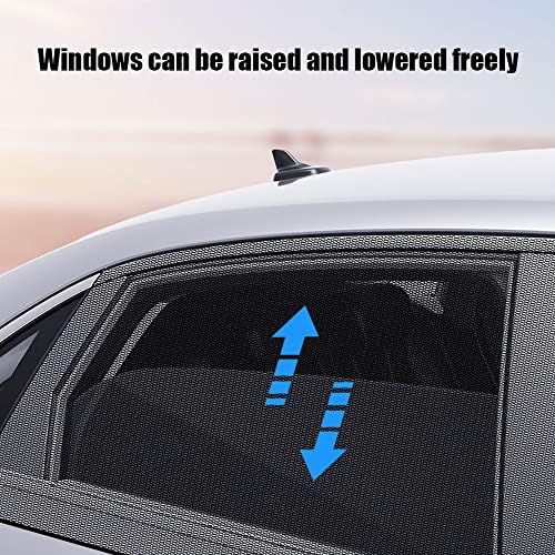Прозорец за автомобили Сонце сенка ， дише мрежен автомобил страничен прозорец сенка Сончество УВ заштита бубачки комарци нето универзално вклопување