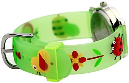 СЛЕДНОПОЧНЕТЕ 3д Инсекти Дизајнер Гумени спортски часовници Бебе секојдневен Подарок спортски рачен часовник божиќен подарок