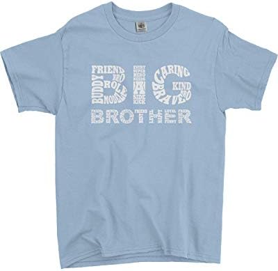 Threadrock Големиот брат на големите момчиња типографија младинска маица