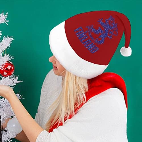 Финска Лав Национален Амблем Божиќна Капа Персонализирана Капа На Дедо Мраз Смешни Божиќни Украси