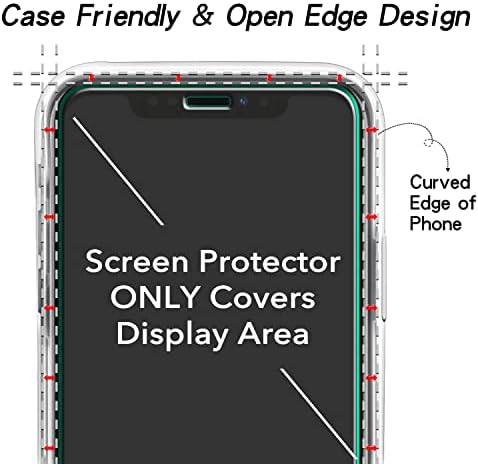 КАТИН [2-Пакет] Калено Стакло За apple iPhone 11/IPHONE XR Заштитник На Екранот, Без Меурчиња, 9h Цврстина, Лесен За Инсталирање