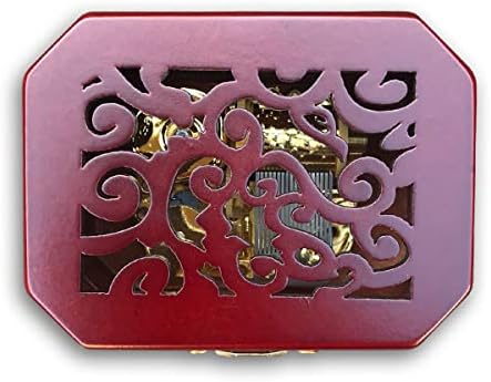 Binkegg Play [над виножитото] Дрвена боја на кафеава боја, испрскана музичка кутија со музичко движење „Санкио“