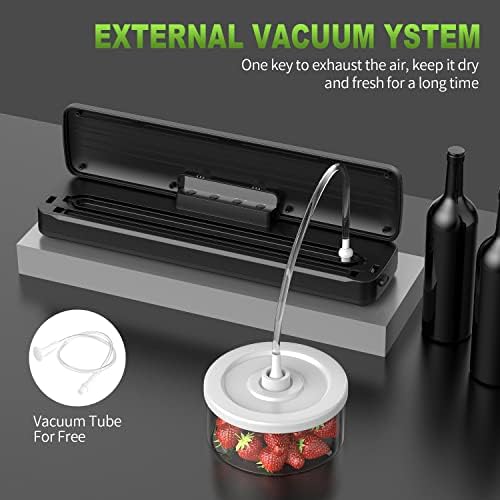 Машината за вакуум заптивки Автоматско запечатување на воздухот за запечатување на вакуум за заштеда на храна со режими на